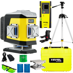 NIVEL SYSTEM LASER KRZYŻOWY CL3B BLUETOOTH + SJJ-M1 EX STATYW + CLS4 CZUJNIK