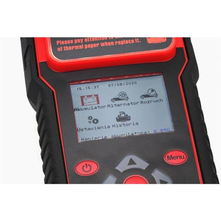 IDEAL TESTER Z DRUKARKĄ BDT7000 WET/EFB/GEL/AGM + WALIZKA