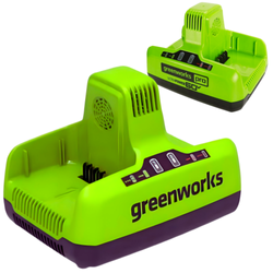 GREENWORKS G60x2UC6 ŁADOWARKA 6A DUAL SLOT 60V