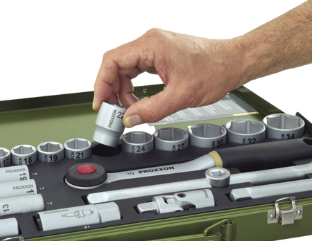 PROXXON ZESTAW Z GRZECHOTKĄ 3/8 CALA PR23110