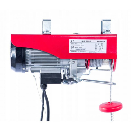 MAGNUM WCIĄGARKA LINOWA ELEKTRYCZNA SHZ 600