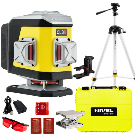 NIVEL SYSTEM LASER KRZYŻOWY CL3R BLUETOOTH + SJJ-M1 EX STATYW