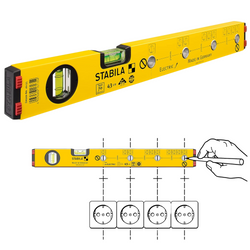 STABILA SA16135 POZIOMICA 43 CM Z OTWORAMI DO ZNAKOWANIA